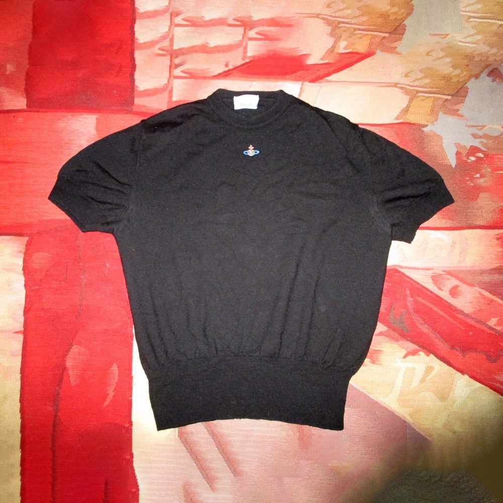 Vivienne Westwood Man Black short sleeve sweater